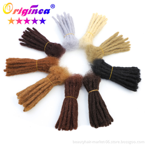Cheap price single ended synthetic 20 inch dreadlocks hair making machine